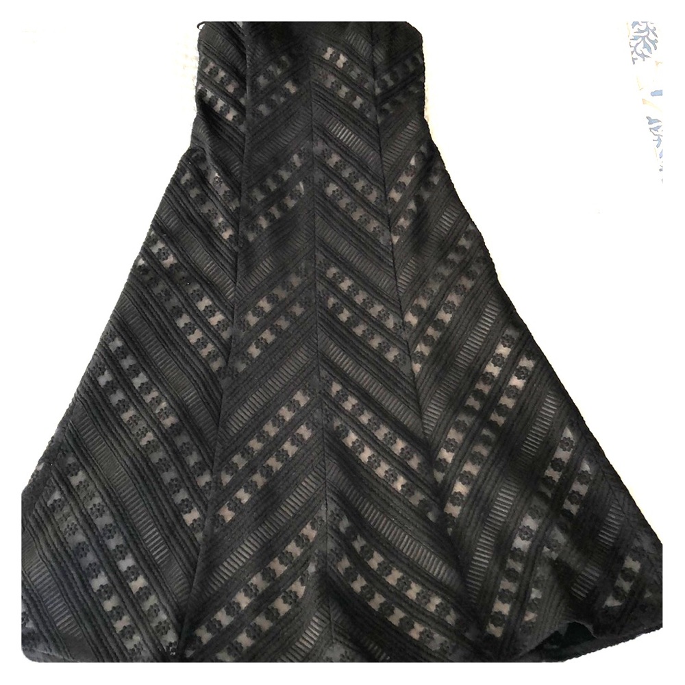 Ann Taylor Aline dress in black lace